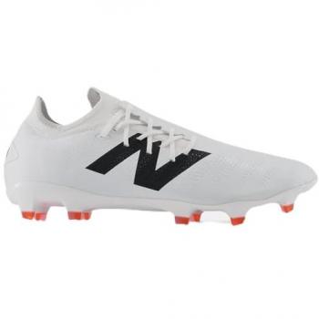 New Balance Furon V7+ Pro FG Soccer Cleats - White/Black/Red