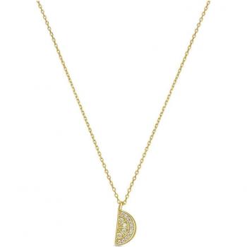 Collar Vyatle de Plata de Ley con Baño de Oro Amarillo Luxenter