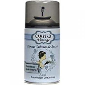 Campero Vintage - Ambientador Azul Jabones de Antaño en aerosol - Recambio Dosificador Automático 250ml