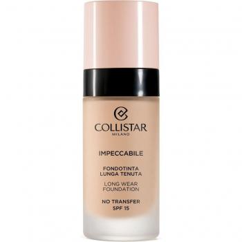 Collistar Impeccabile Long Wear Foundation Long-Lasting Foundation SPF 15 2R Rosy Beige 30 ml