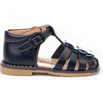 Sandalias de Niño Angelitos 539 Marino Azul con diseño cómodo, suela antideslizante, cierre ajustable y material transpirable