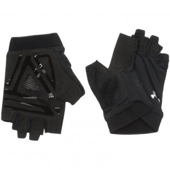 Under Armour CS Flux Training Guantes, Mujer, Negro/Plata, M