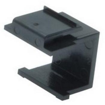 DIGITUS Acoplador Keystone - Enchufe ciego - Para panel de conexión modular - Negro