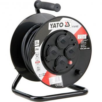 YATO Kábeldob 20m 3 x 1,5 mm2 IP44 - YT-81052
