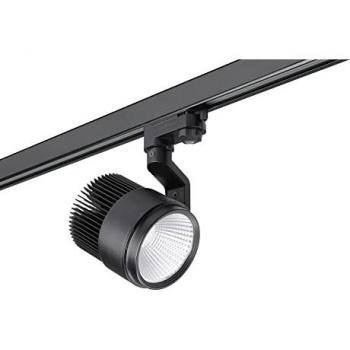 Proyector LEDS·C4 Action AC 20W Blanco Cálido 3000K CRI 80 Phase Cut Negro 1379Lm
