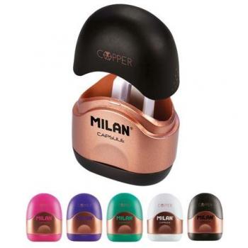 Sacapuntas con Depósito Milan Capsule Copper 20165224CP