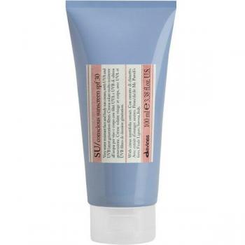Davines SU Conscious Sunscreen SPF30 100 ml - Crema solar protectora para el cuerpo y rostro, de textura ligera, resistente al agua, con protección solar de amplio espectro (UVA/UVB), enriquecida con ingredientes naturales