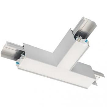 Unión T para Barra Lineal LED Turner 12W Plata Blanco Frío 6000K
