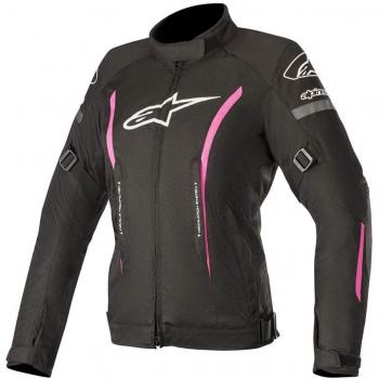 Alpinestars Stella Gunner v2 - Chaqueta impermeable para mujer, color negro y rosa, talla L