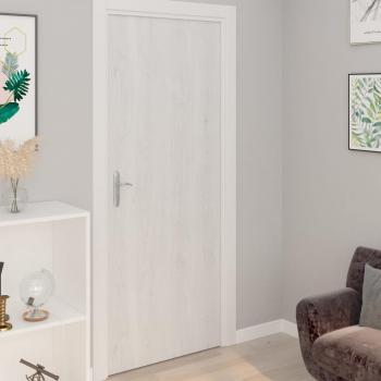 vidaXL Self-adhesive Door Films 4 pcs White Wood 210x90 cm PVC
