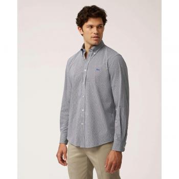 Harmont & Blaine Elegant Blue Long Sleeve Cotton Shirt - XL