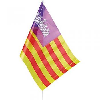 Verbetena - Bandera palo Baleares, 20x30 cm, pack 25 unidades