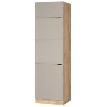 Armario para frigorífico Fame-Line, GrisBeige, 60 cm, Vicco