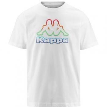 Camiseta Kappa Friodo manga corta blanco multicolor XL Hombre
