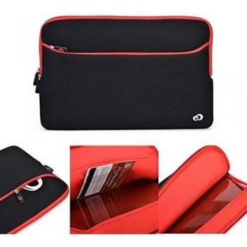 'Kroo 15,6 pulgadas portátil funda de neopreno con bolsillo exterior con cremallera para Asus VivoBook S400CA/X451CA rojo negro/rojo