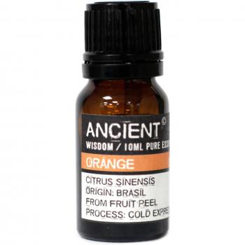 Aceite Esencial de Naranja para Aromaterapia - 100% puro, natural, extraído en frío, ideal para difusores, aromaterapia y masajes, con propiedades relajantes y energizantes