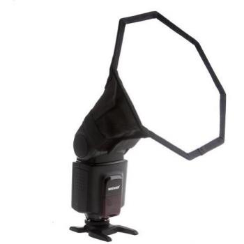 Neewer Reg; Pro (versión Pro de Neewer Reg; Producto) 6 / 15cm universal plegable Octagon Softbox del estudio de difusor de flash para En la cámara o el flash de la cámara del arma, para Canon 430EX II, 580EX II, 600EX-RT, Nikon SB600 SB800 SB900, Nee