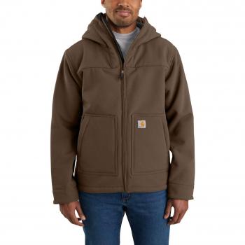 Carhartt Super Dux Bonded Active Jacket - Brown (L) con forro Sherpa