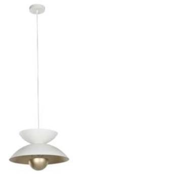 Lámpara de Techo Home ESPRIT Blanco Dorado Metal 50 W 36 x 36 x 22 cm