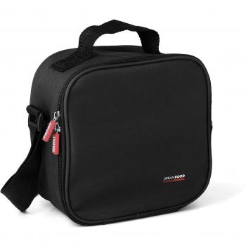 Bolsa Térmica para Alimentos Urban Food de Tatay, Negra con Recipientes Herméticos Incluidos, 22.5 x 10 x 22 cm