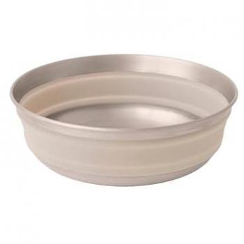 Sea To Summit Detour Medium Collapsible Stainless Steel Bowl - Moonstruck Grey