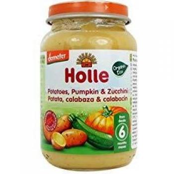 Holle - Potito Calabacín  Calabaza y Patata Holle 190 gr 6m+