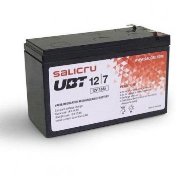 Salicru Batería UBT 7Ah/12V SAI Compatible 013BS-01 Sealed Lead Acid (SLA) VRLA