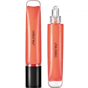 Shiseido Shimmer GelGloss, shimmering lip gloss with moisturising effect, shade 06 Daidai Orange, 9 ml