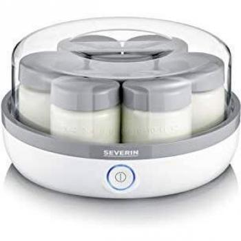 Severin JG 3518 Yogurtera, Blanco/Gris