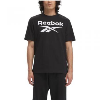 Camiseta Reebok Identity Big Logo Manga Corta Negra - Hombre - Tamaño XS