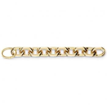 Guess - Pulsera The Chain de Latón Dorada con Eslabones Grandes para Mujer JUBB02116JWYGS