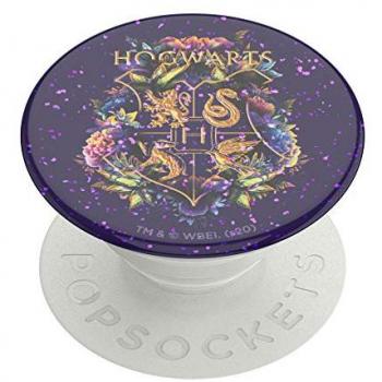 PopSockets PopGrip Premium Brillante Floral de Hogwarts para Smartphone