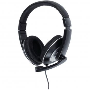 König HEADSET130 CMP-HEADSET130 Auriculares ES, Negro