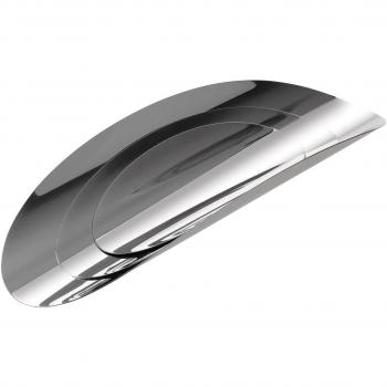 Alessi abi07set ellipsezjuego de 3recipientes en 1810acero inoxidable espejo pulido