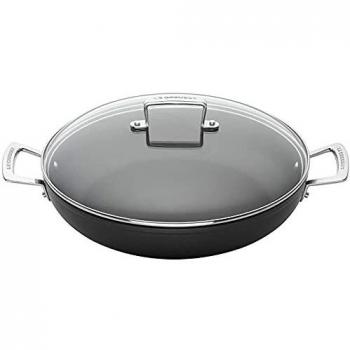 Cacerola baja Le Creuset de aluminio antiadherente con tapa