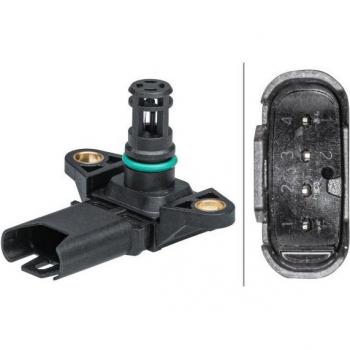 Sensor de presión de sobrealimentación HELLA 6PP 009 403-241 para BMW: Série 3, Série 5, X6, Série 1, X5, Série 7, Z4, Série 6