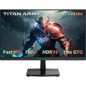 Monitor para Juegos Titan Army P2510G 24,5 LED IPS Rápido FullHD 180Hz FreeSync 1ms HDR10
