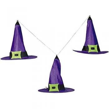 Guirca 26217 - Guirnalda 150 Cms.3 Gorros Bruja 150X40 Cms.Led