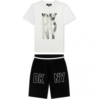 Conjunto de niño DKNY de camiseta y bermuda de algodón D60118