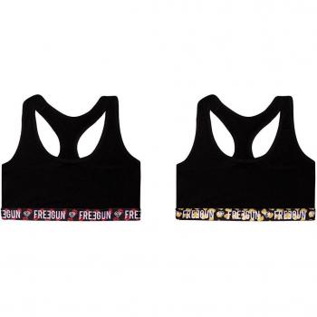 Freegun Best Of Anniversary Fun Girls' Sports Bra Set (Pack of 2)