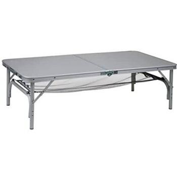 Mesa de Camping Premium Plegable 120x60 cm de Aluminio Modelo Maleta