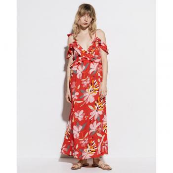 Sfera - Vestido de tirantes con volante