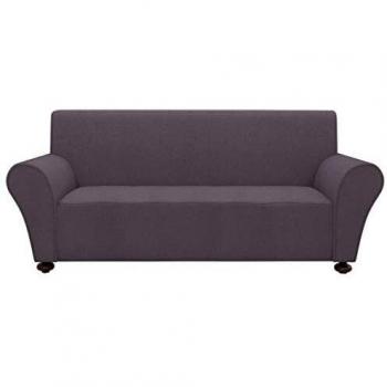 vidaXL Funda de Sofá Elástica Tela Jersey Poliéster Antracita Cubierta Sillón