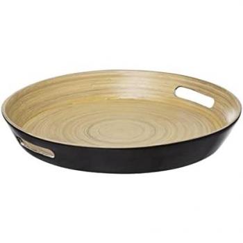 Bandeja de bambú 42cm colección 'noir kitchen'