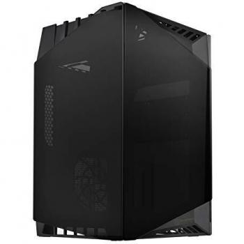 SilverStone SST-LD03B Lucid Mini Tower Mini-ITX Computer Case, Silent High Airflow Performance, 3x Tinted Tempered Glass