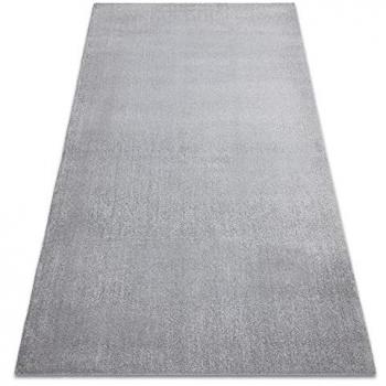 Alfombra Moderna y Lavable LATIO Plata 60x115 cm