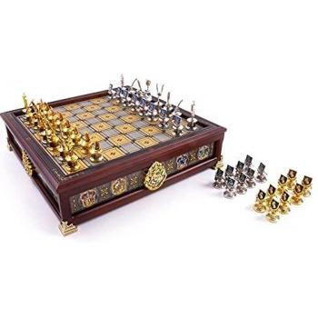 The Noble Collection Juego de ajedrez de Quidditch Plateado y Dorado