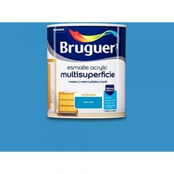 Bruguer Acrylic Multisuperficie Esmalte al agua Satinado Azul Cielo 750 ml