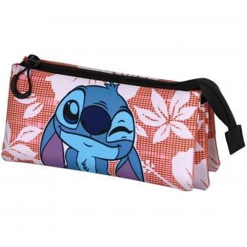 Portatodo triple fan 2.0 Lilo y Stitch Maui Disney Karactermania rosa