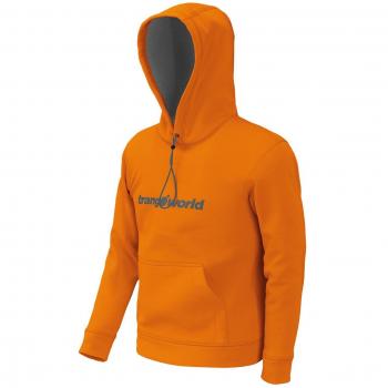 Trangoworld Kura Sudadera, Niños, Naranja / Gris Medio, 8